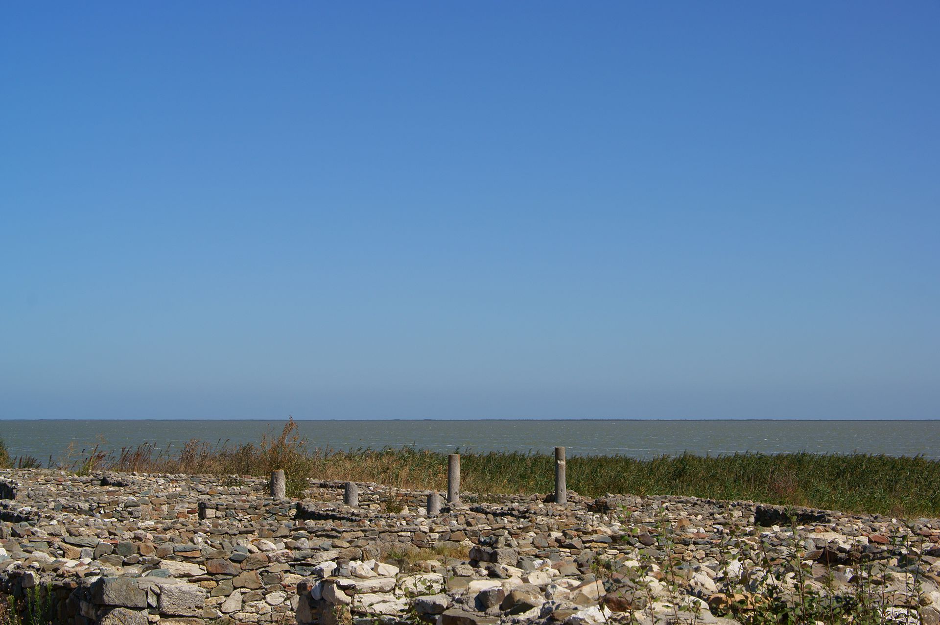 The ruins of the ancient city of Histria
