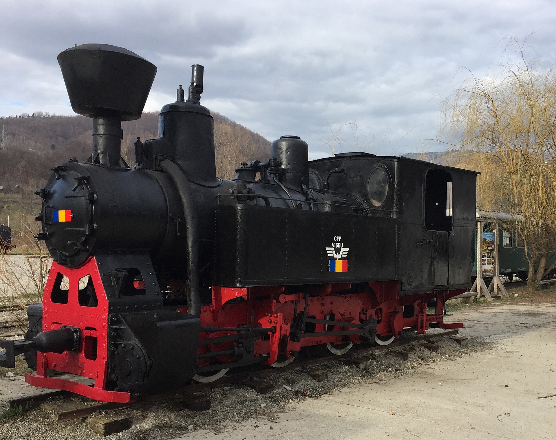 Steam locomotive of the Vaser valley forestry railway