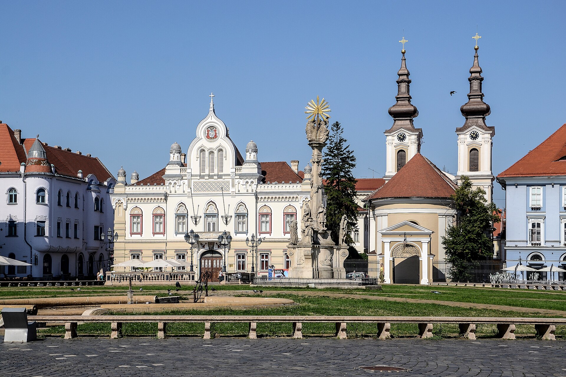 Piazza dell’Unione, a Timișoara