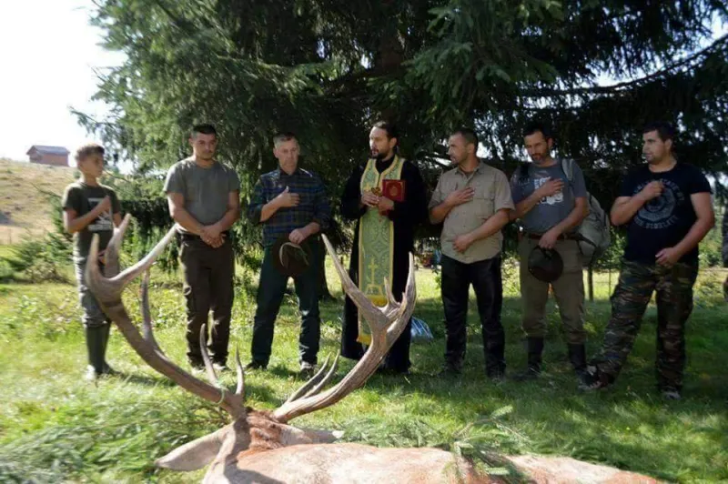 Red deer trophy