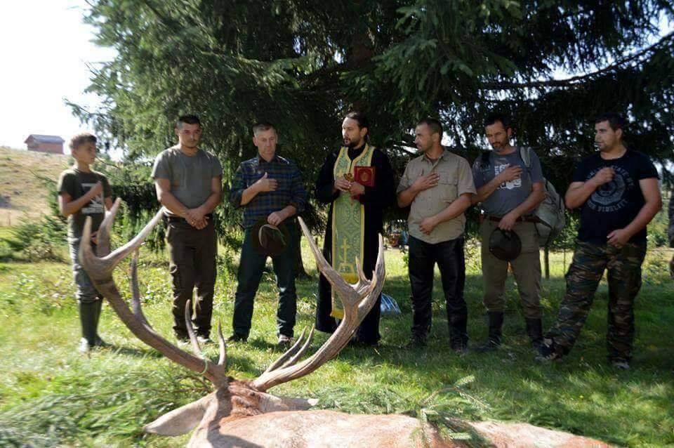 Red deer trophy
